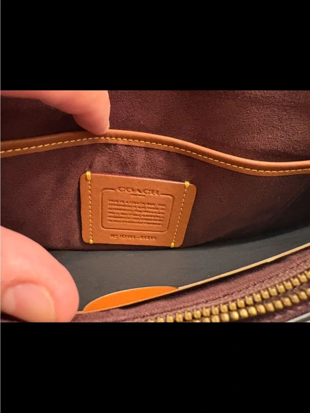 Coach Black Leather and Brown Signature Canvas Tabby Shoulder Bag Authentic
